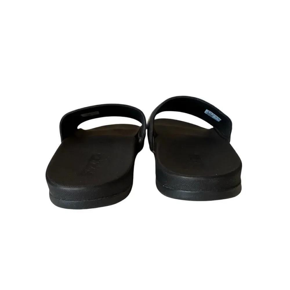 Adidas NEW Adilette Black & White Comfort Slides Sandals Men Size 12